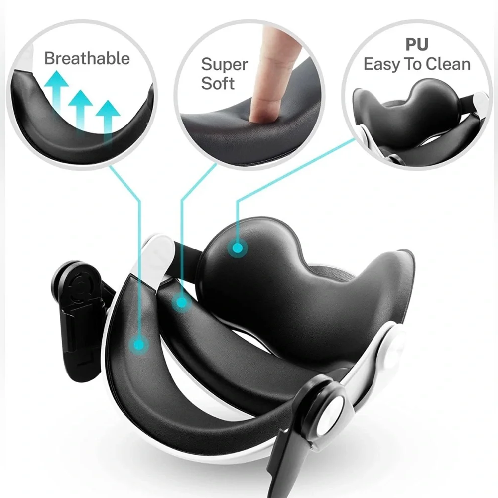 Park Sung Ergonomic Design P1 Upgraded Head Strap for Oculus/ Meta Quest 2